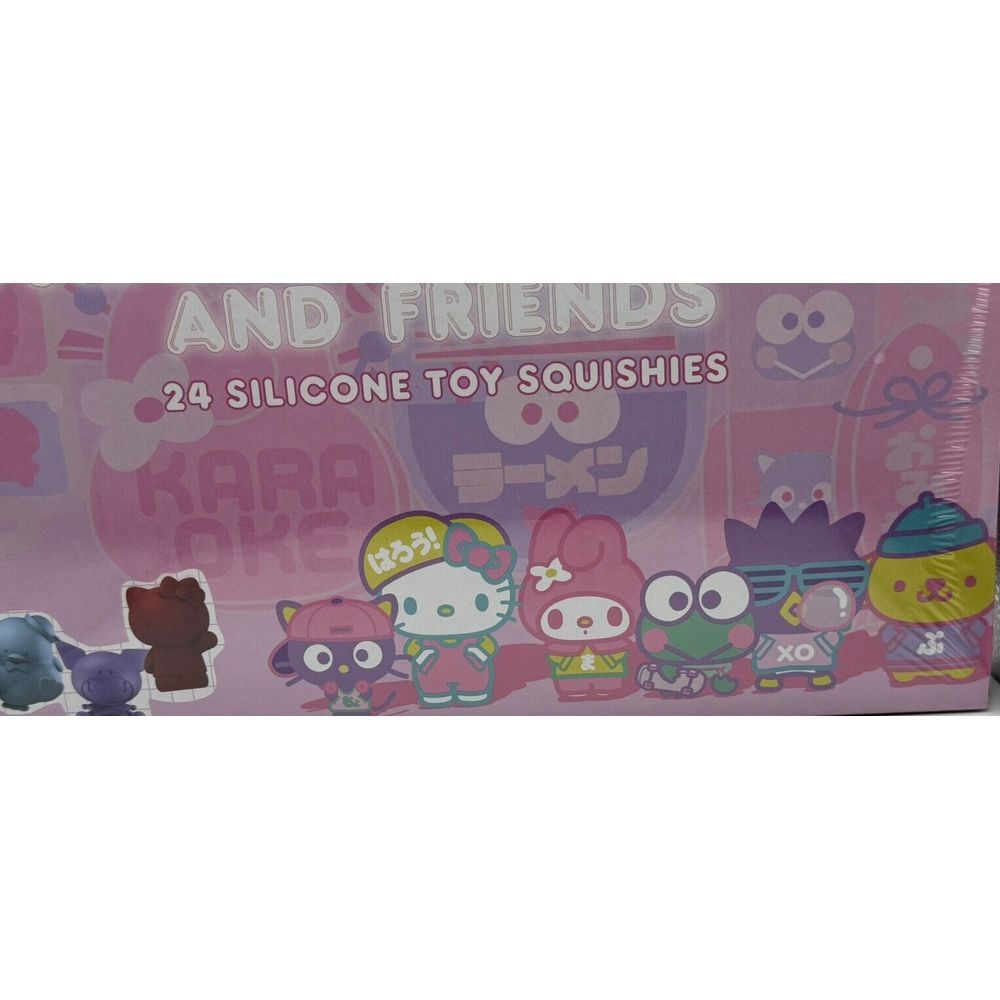 Sanrio Hello Kitty and Friends 24 Silicone Toy Squishies Set Factory Sealed - Picture 3 of 11